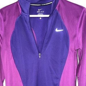 nike running quarter zip